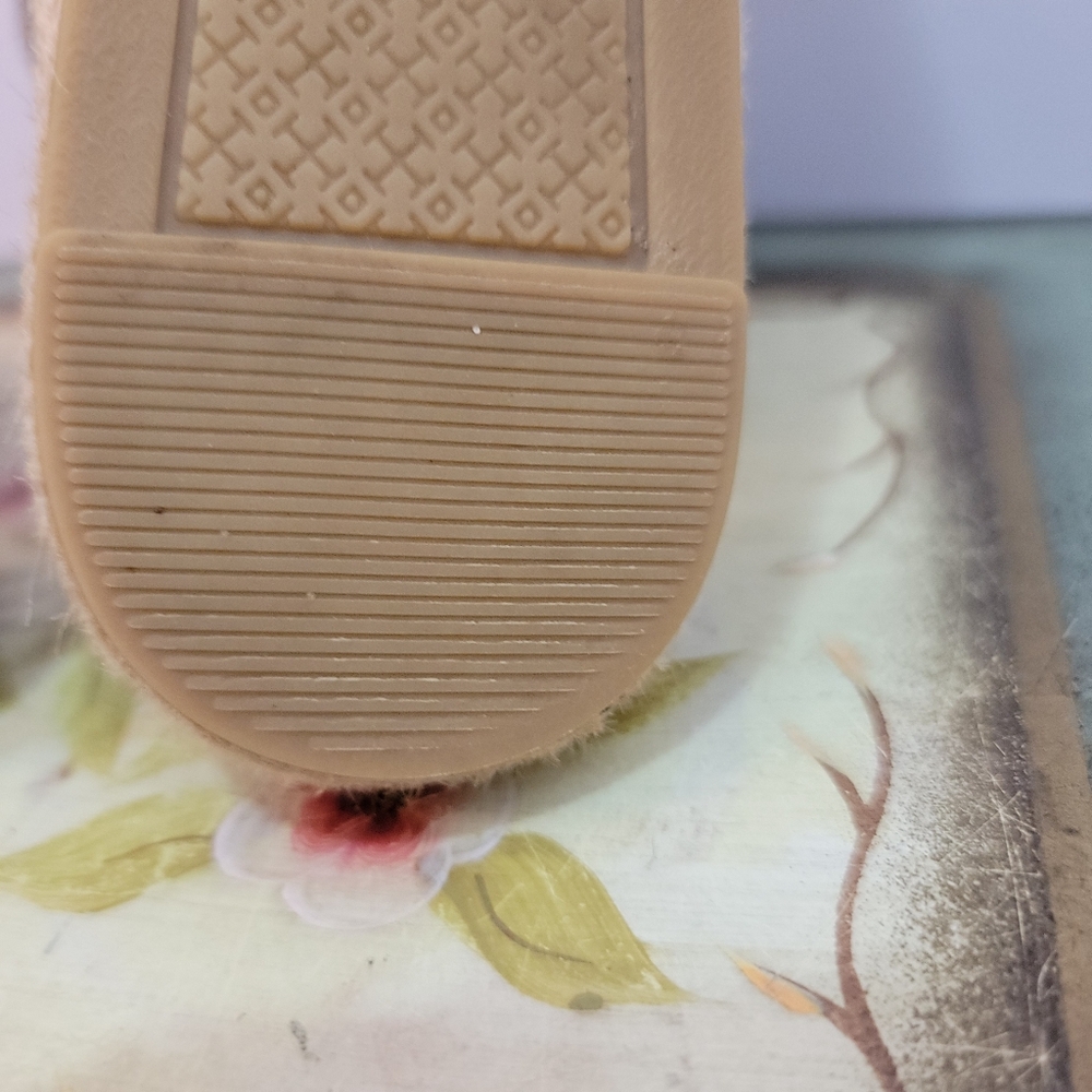 Tory Burch Light Tan Suede Espardrille Mule Size 7 - Picture 8 of 8